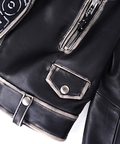 【ATELIER LINE】- TYPE A - COOLA MADEコンパクトレザージャケット CQ-47043