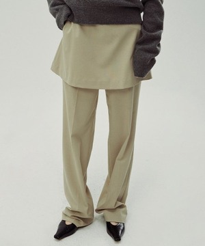 [SINOON] 2 WAY LAYERED PANTS