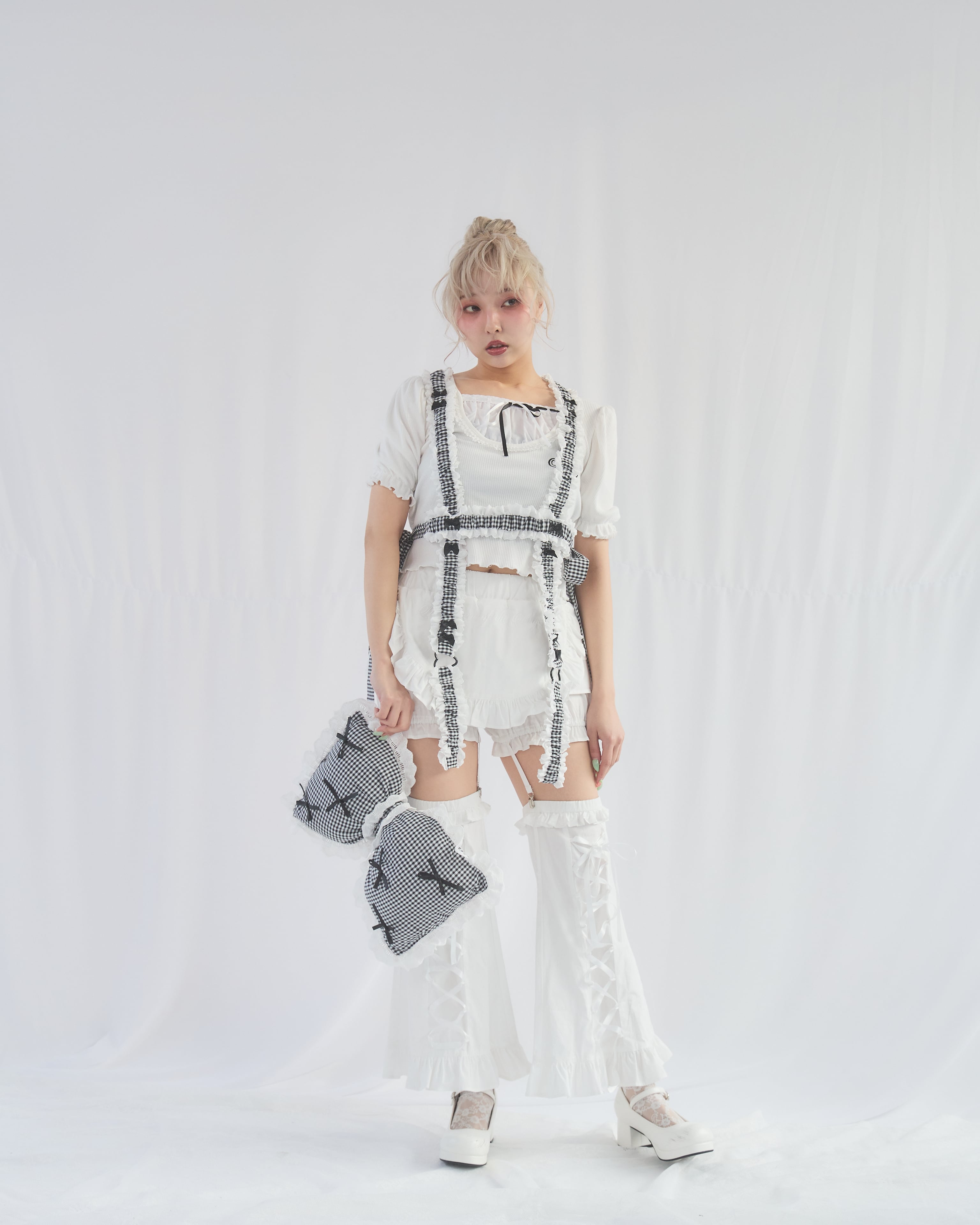 Starry⭐︎フリルレースリボンハーネス | lilLilly official webstore