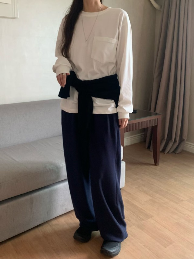 (予約) fl lanel / Skin fleece pants 2color