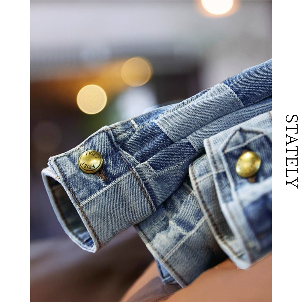 Patchwork Denim Jacket_O14・画像5