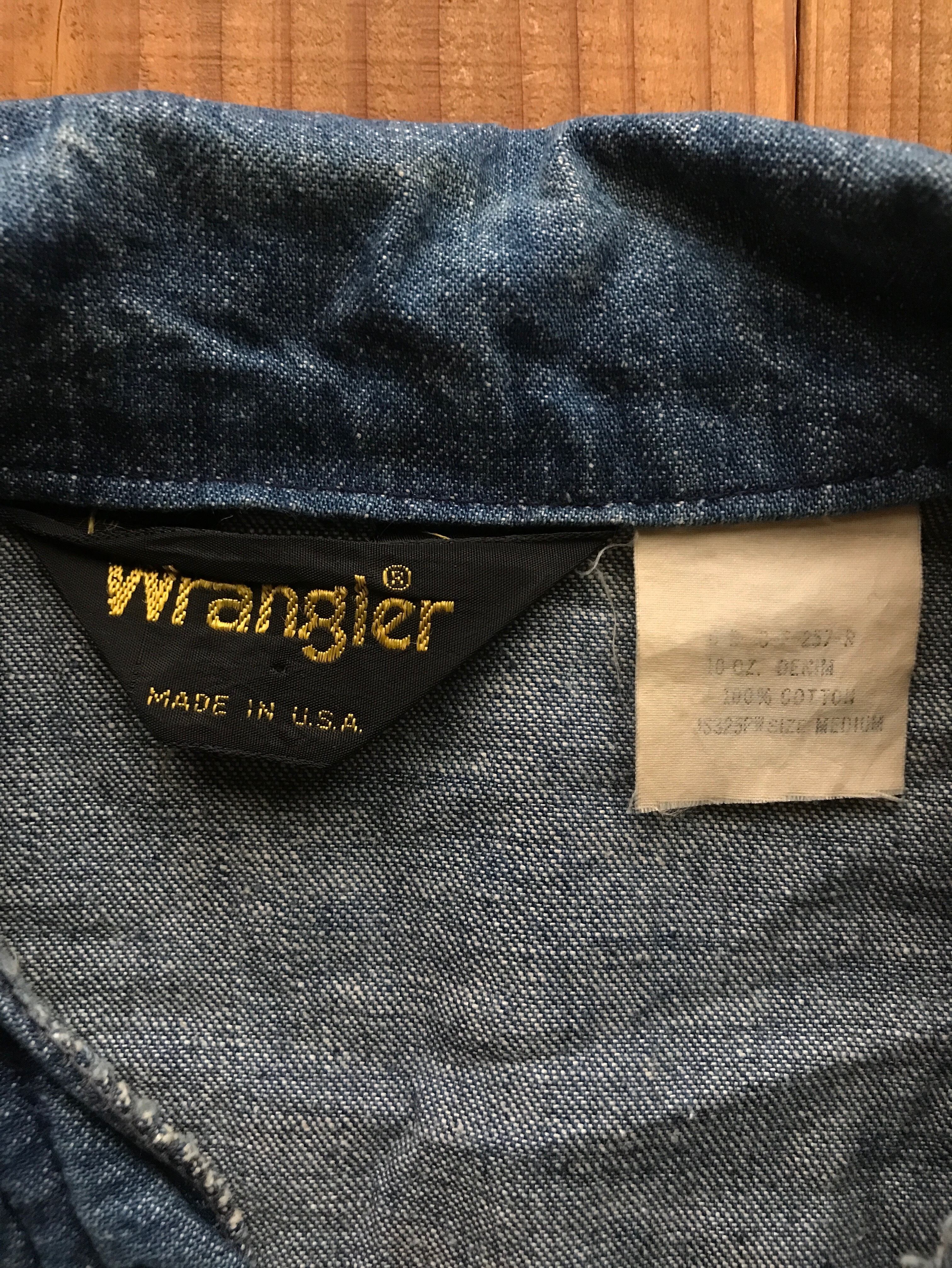 80's Wrangler デニムブッシュジャケット 表記(M) USA製
