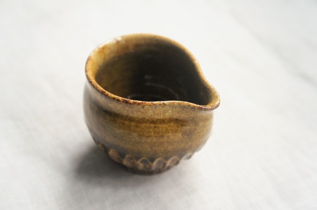 陶房スイ ミルクピッチャー 中（ブラウン）