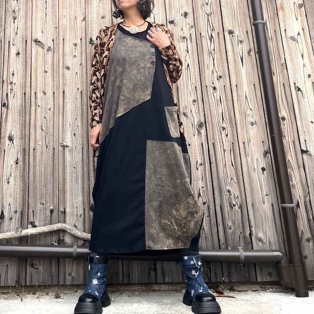 エスニックニットカーディガン