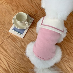 【PET】可愛いセーラーカラーのTシャツ