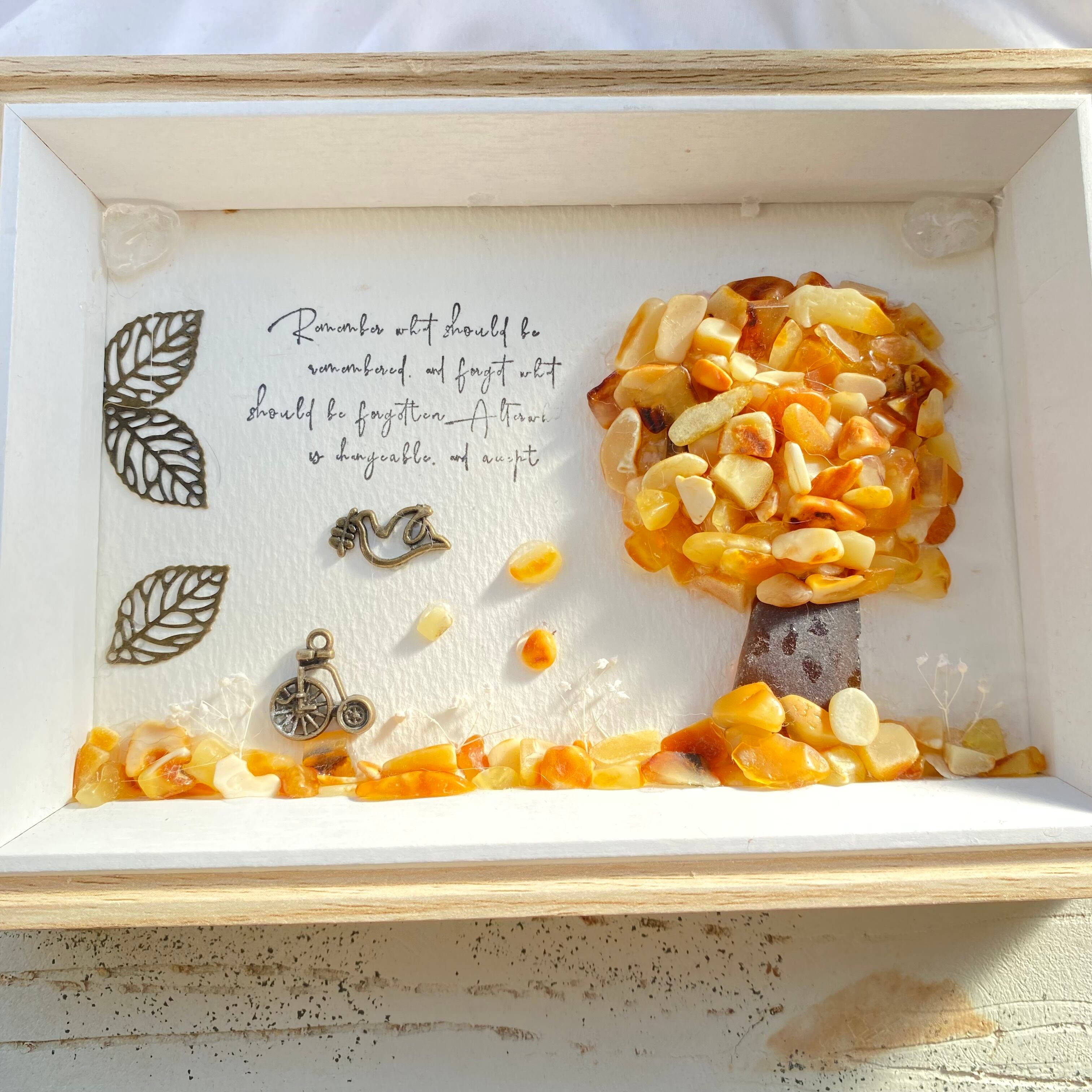 "琥珀たっぷりの秋の風景。"