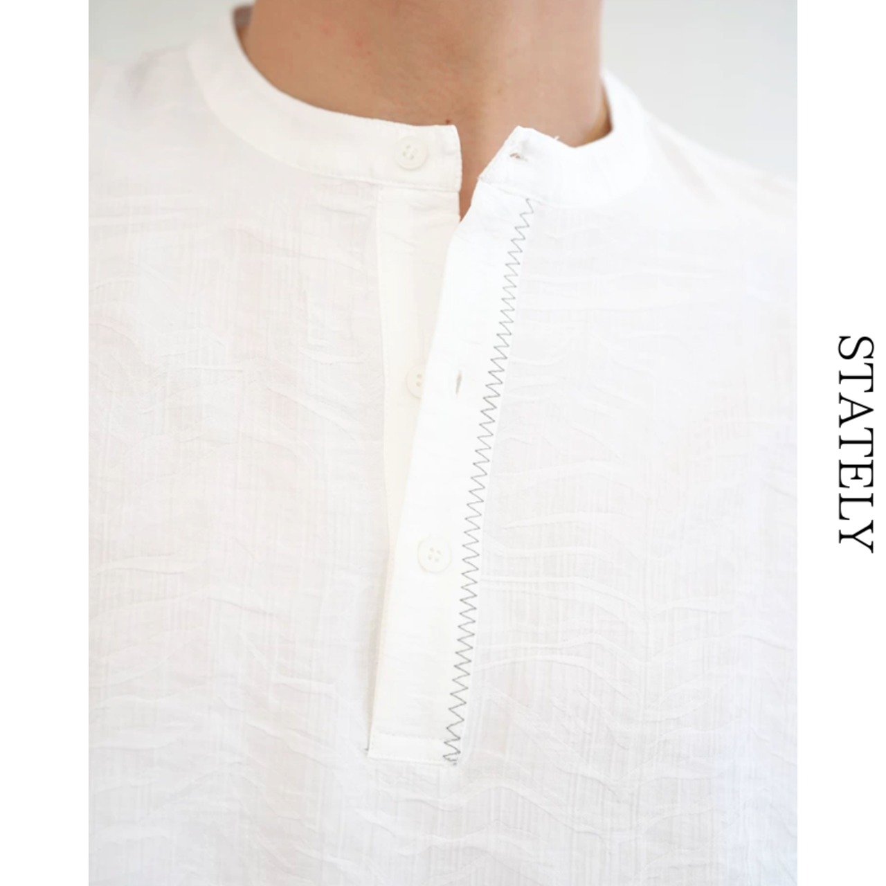 ヘンリーテクスチャ Tee/2color_T266・画像8
