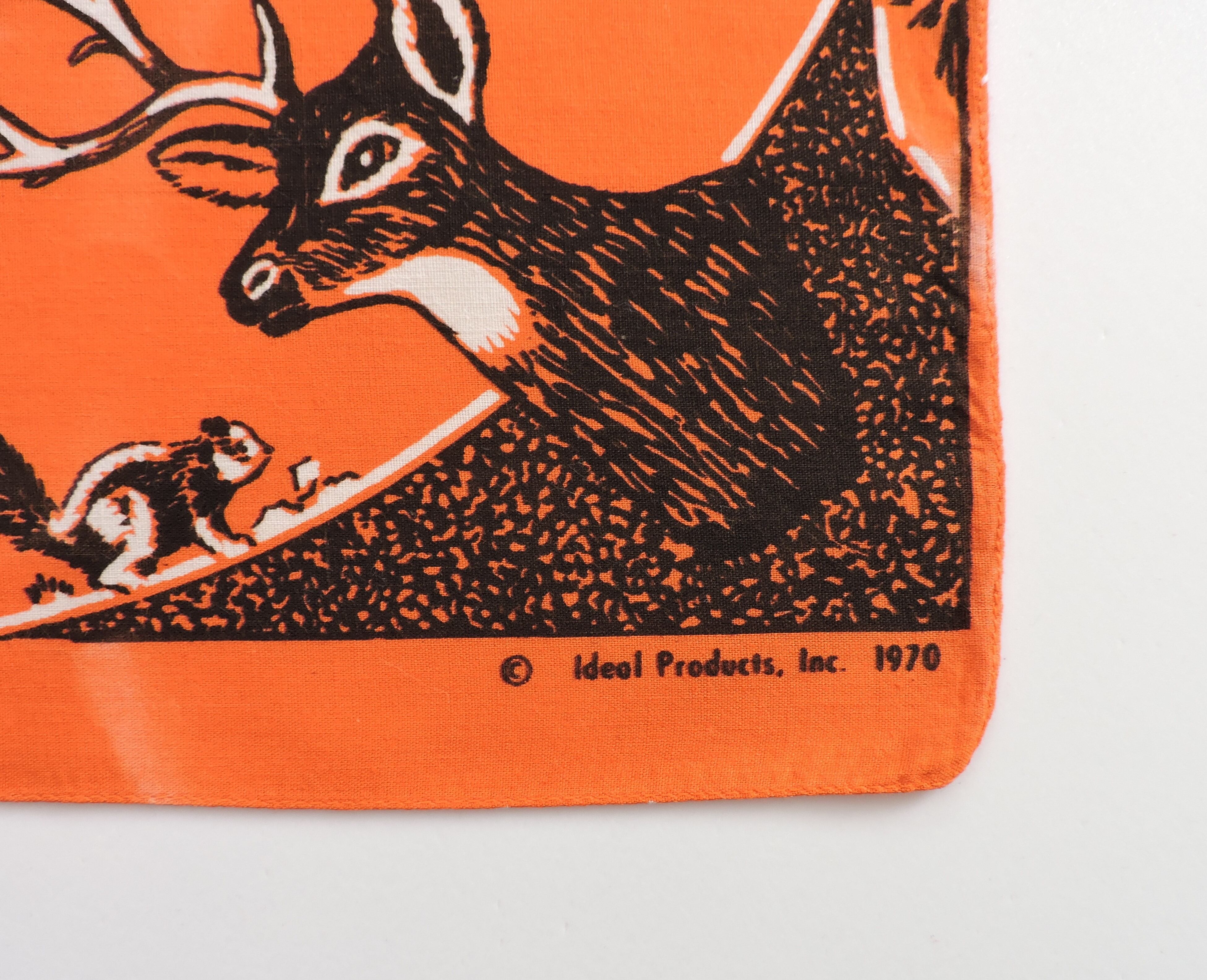 50s ビンテージ IDEAL 別注 ハンティング 動物柄 バンダナ USA 50s ビンテージ IDEAL 別注 ハンティング 動物柄 バンダナ USA - メルカリ