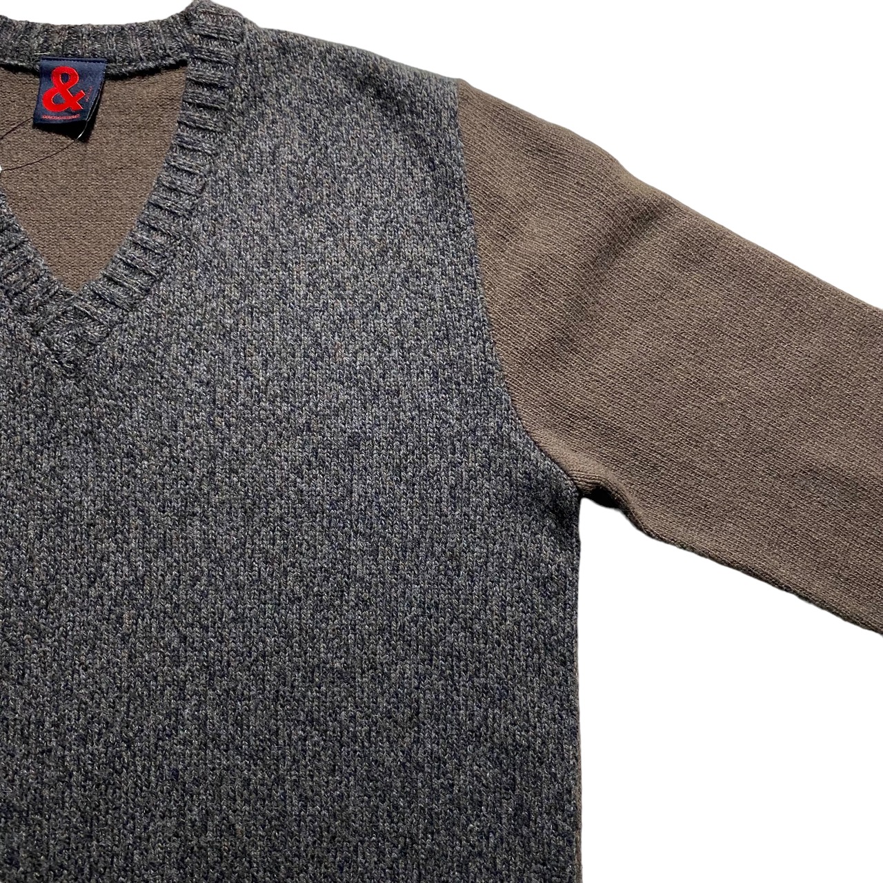 DOLCE&GABBANA front panel switching sweater