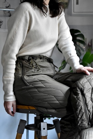 90's- -old- "germany military" "quilting liner pants"