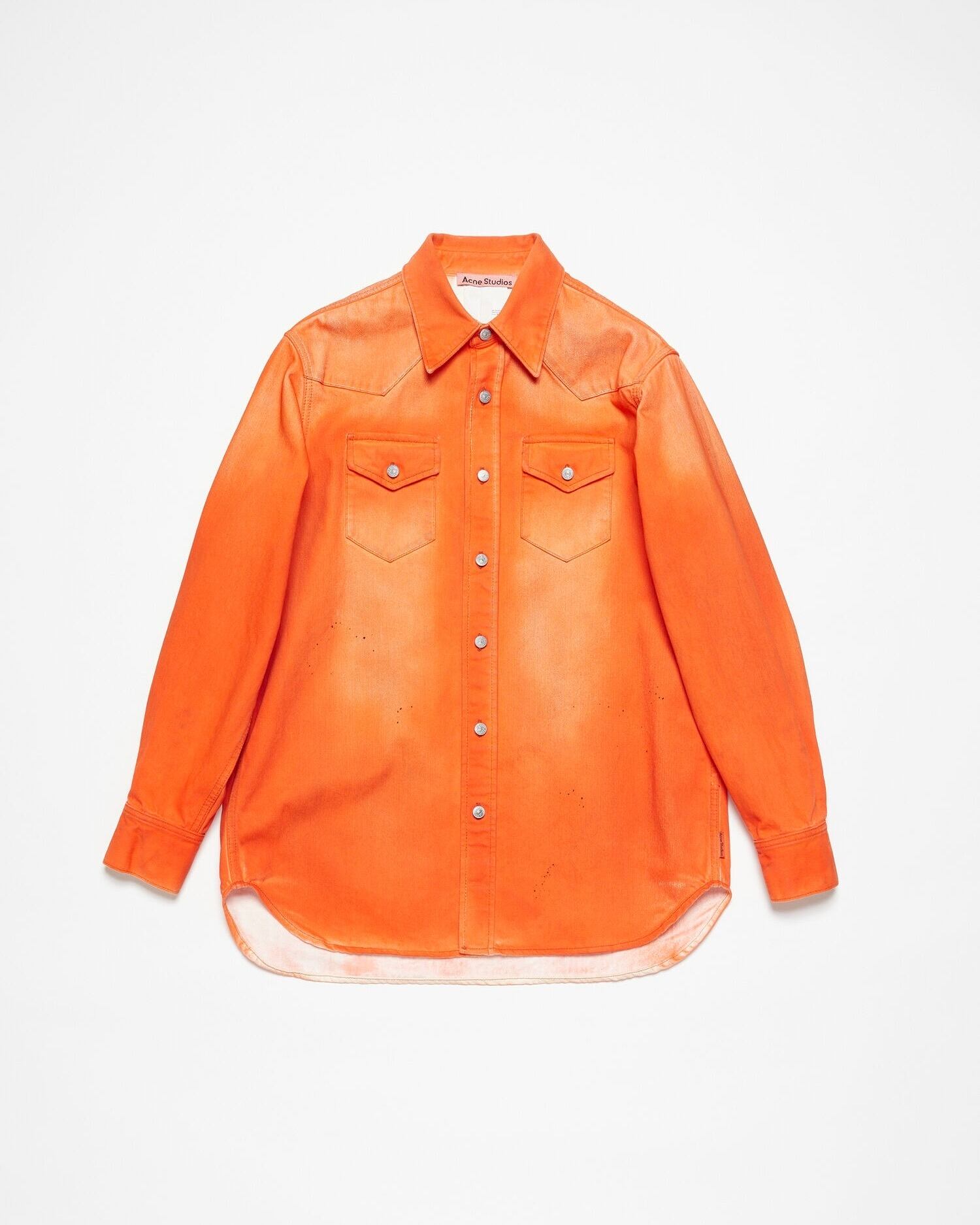 ACNE STUDIOS UNI】デニムシャツ - リラックスフィット ACNE STUDIOS UNI】デニムシャツ - リラックスフィット