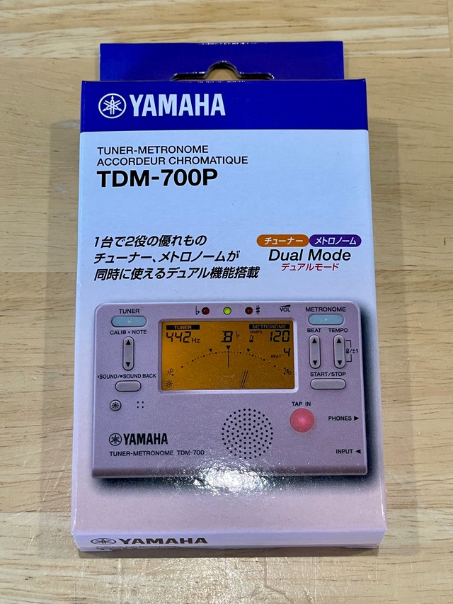 【生産完了品】ヤマハ チューナーメトロノーム TDM-700G