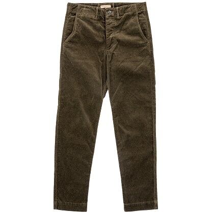 WORKERS(ワーカーズ)~Officer Trousers Slim, Type 3 Corduroy Dark Brown~