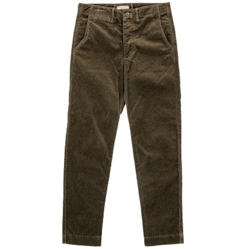 WORKERS(ワーカーズ)～Officer Trousers Slim, Type 3 Corduroy Dark Brown～