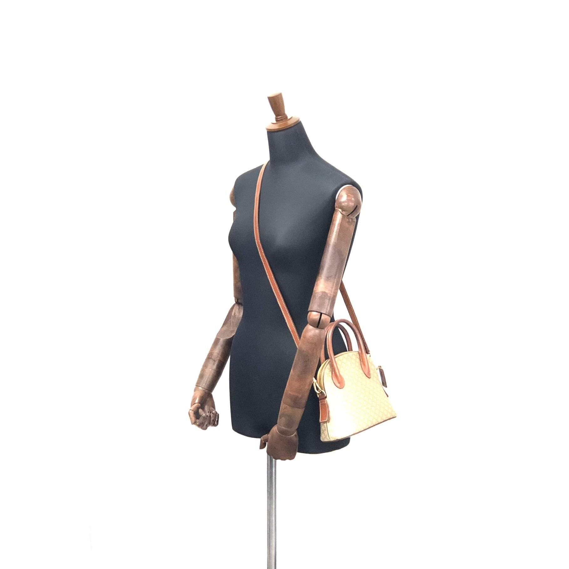 CELINE セリーヌ マカダム PVC レザー ブガッティ 2WAY CELINE セリーヌ マカダム PVC レザー ブガッティ 2WAY