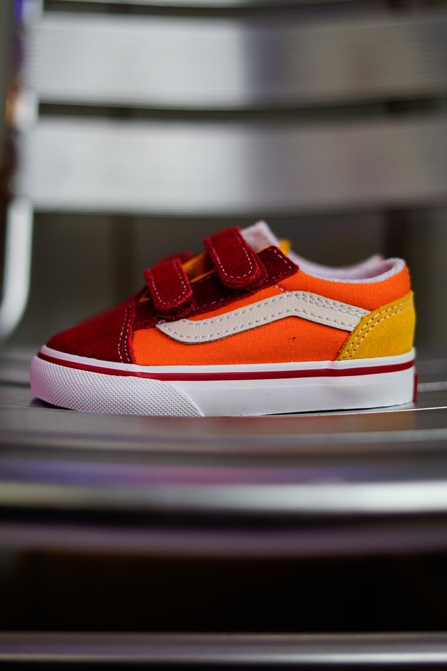 VANS KIDS " OLDSKOOL V " Checker BK/WH