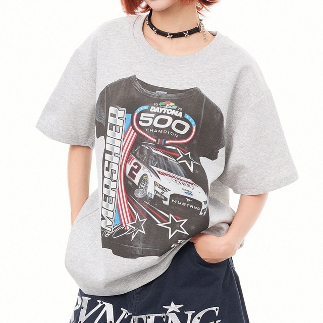 スポーツミックストップスグラフィックTシャツ 3col R02435
