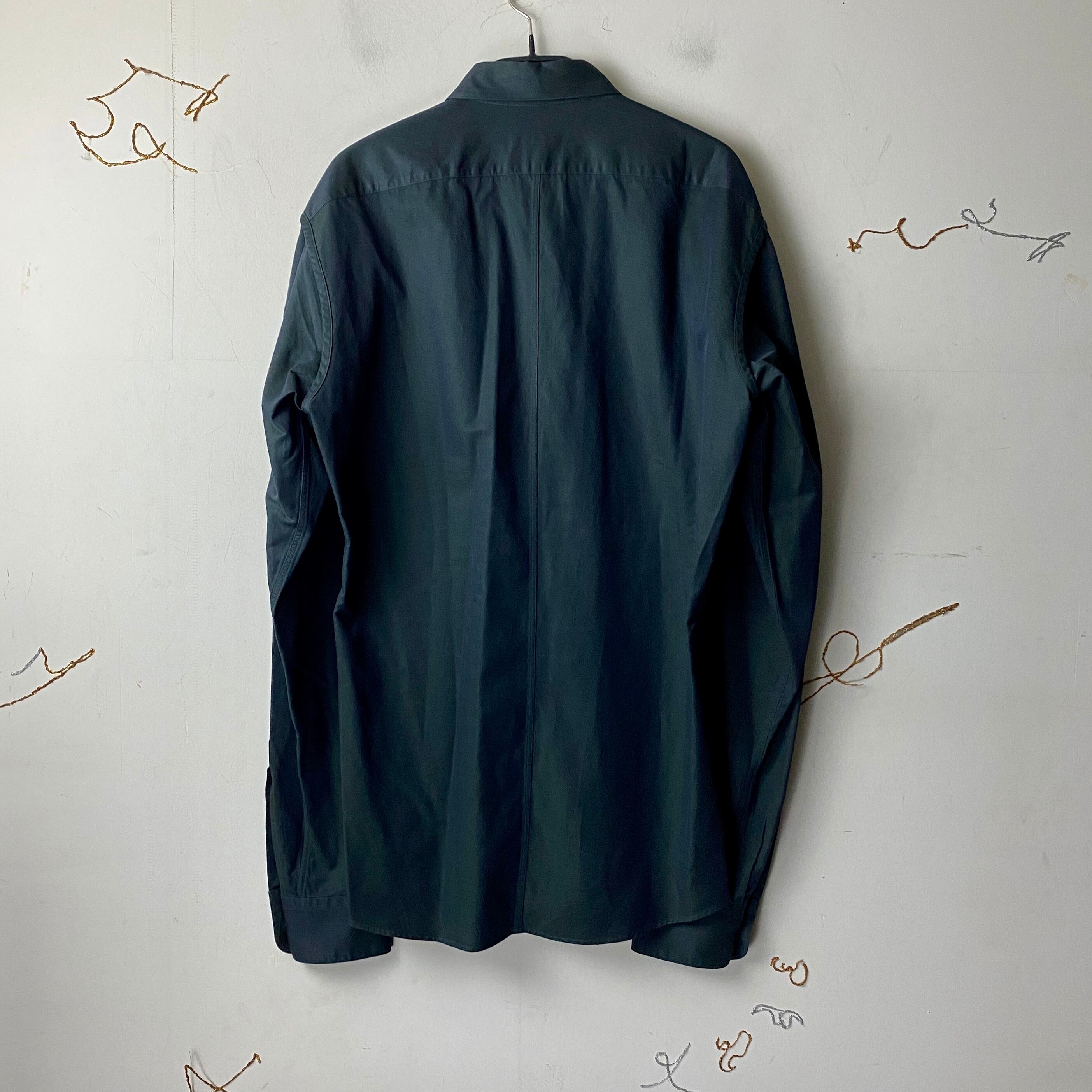 DRIES VAN NOTEN zip-up design shirt | NOIR ONLINE