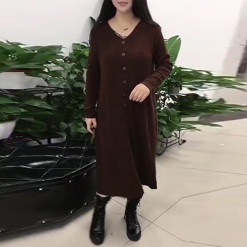 オータムウィンターニットセーター 大きめサイズ 秋物 冬物 スカート ミックスインファッション99630619190