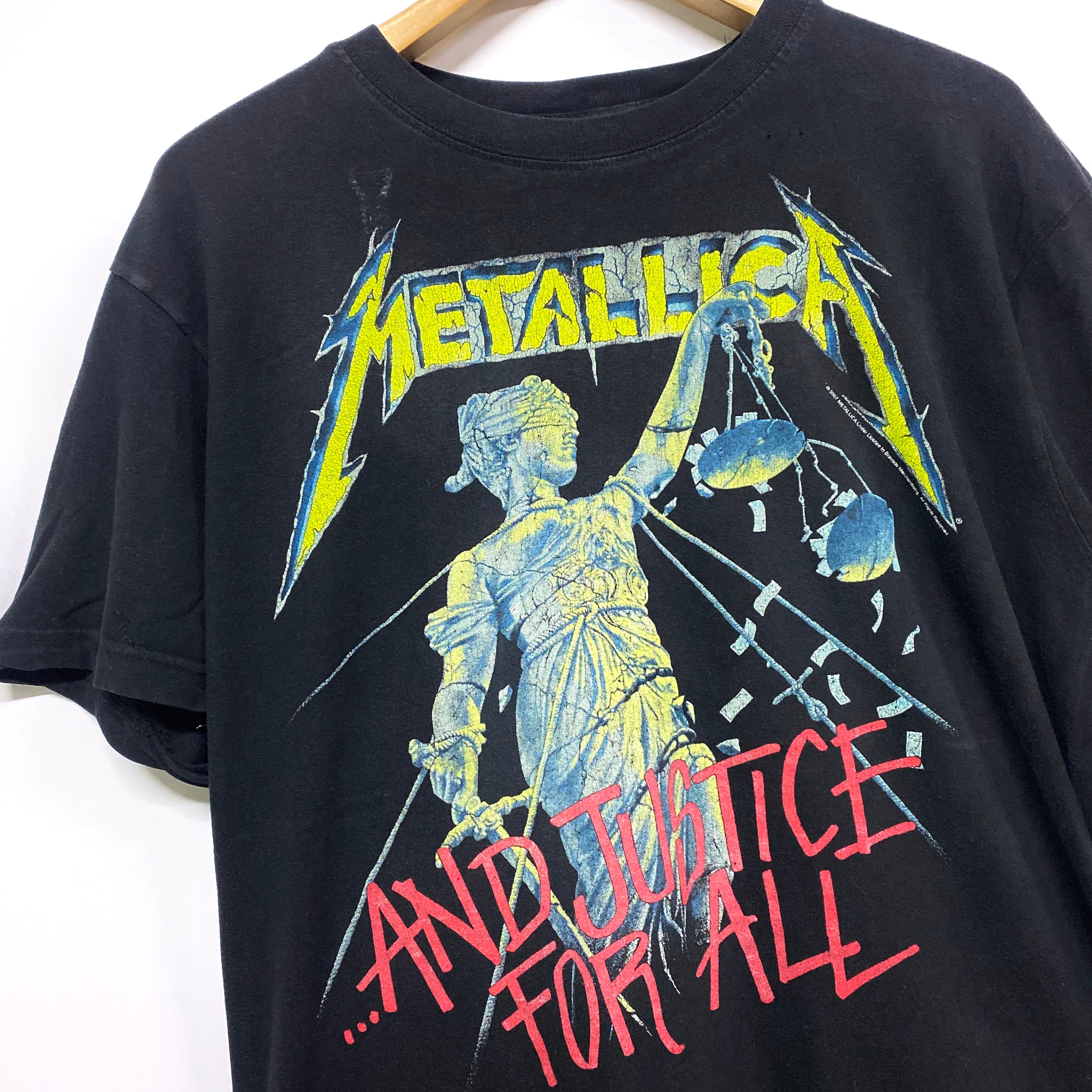 Metallica And Justice For All 90s Tシャツ