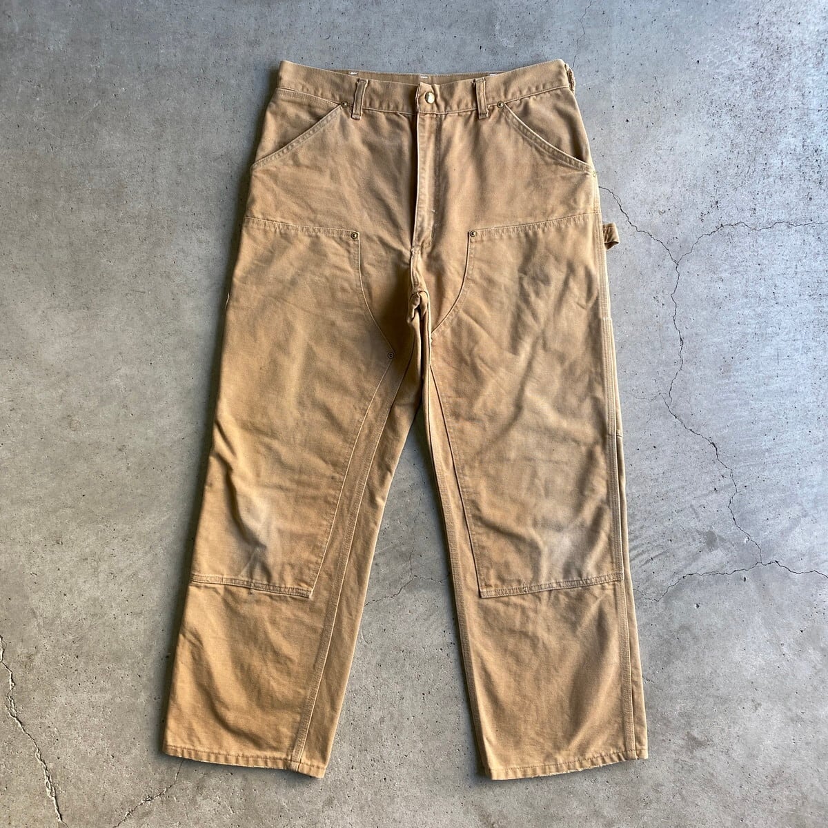 Carhartt ダック地 カーゴパンツ ベージュ系  W32