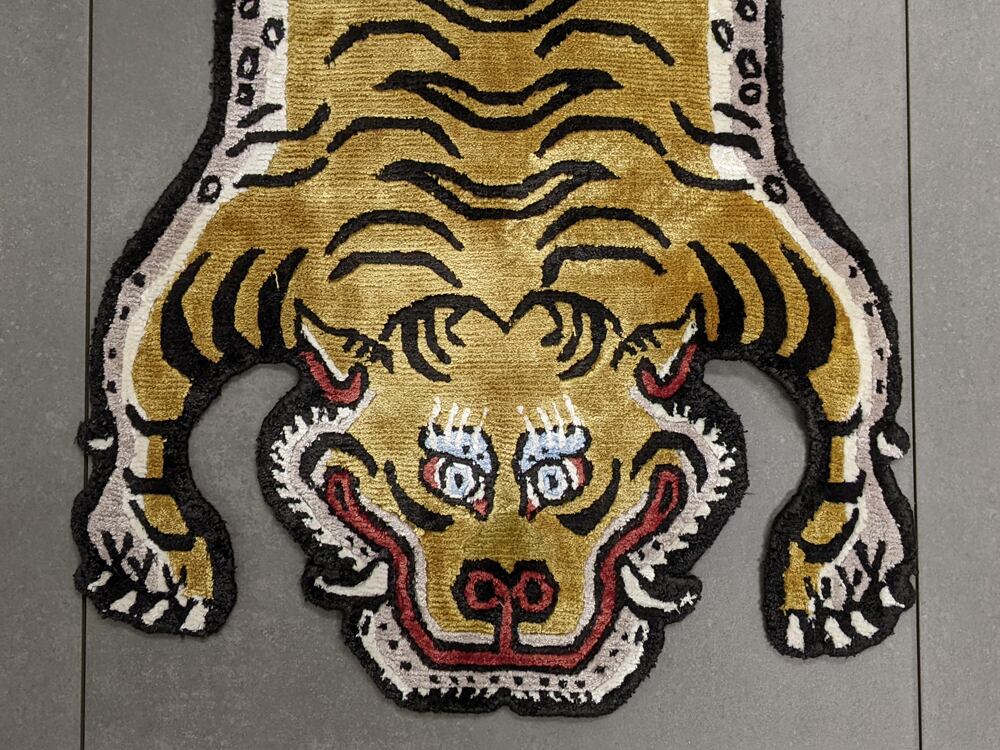 チベタンタイガーラグ TIBETAN TIGER RUG(チベタンタイガーラグ) SSサイズ 50×85cm | 家具