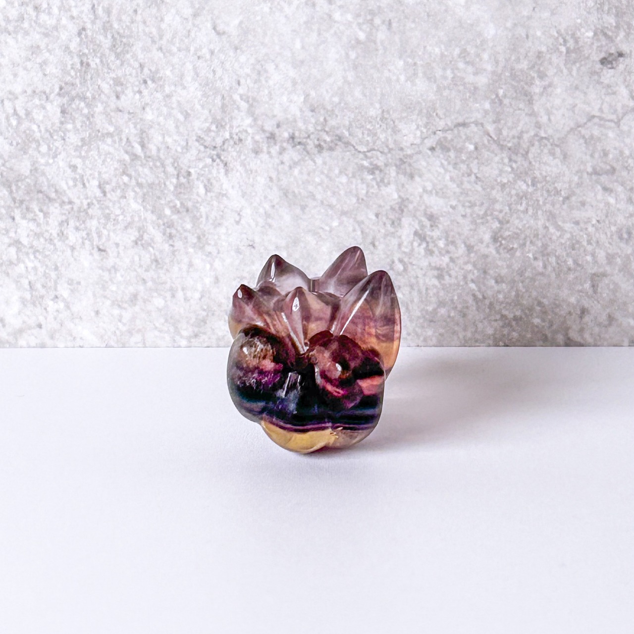 フローライト九尾(キツネ) ✳︎ Fluorite ✳︎ 天然石