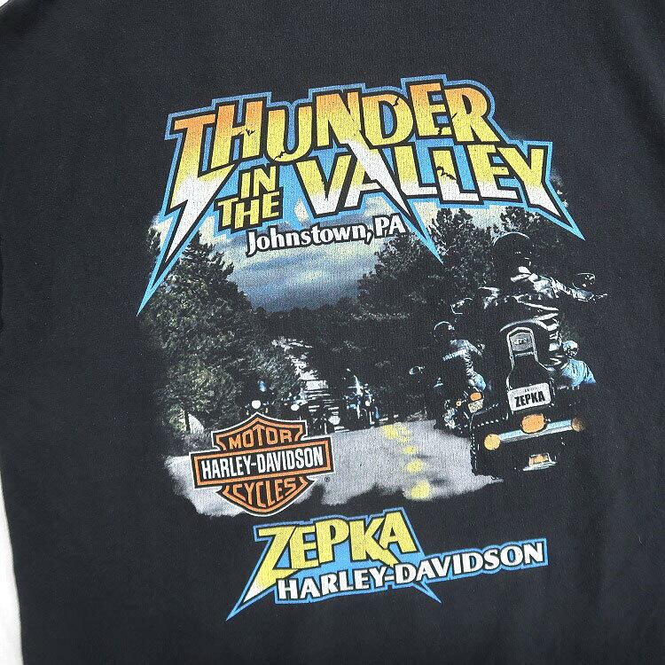 古着 USA製 ハーレーダビッドソン HARLEY-DAVIDSON プリントTシャツ