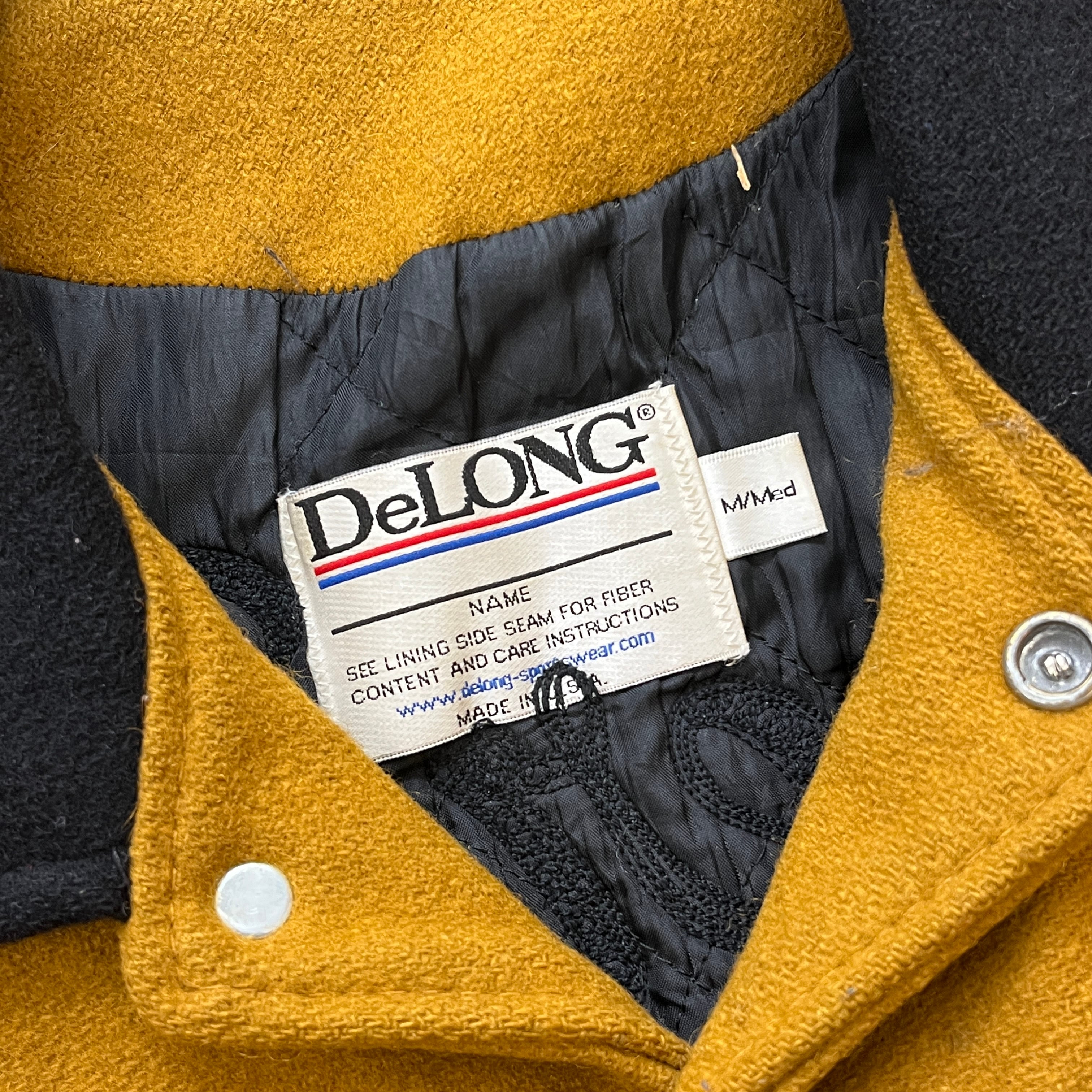 90s DeLONG Wool Stadium Jacket 90年代 デロング ウール スタジャン