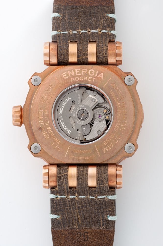 【VOSTOK EUROPE ボストークヨーロッパ】ENERGIA Bronze／エネルギア ブロンズ（ブラウン）／国内正規品 腕時計