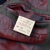 バーバリー ロンドン クラシック Burberrys OF LONDON CLASSICS ピンストライプ 3B テーラードジャケット 40R /チェンジポケット/グレー