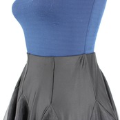 【美品 日本製社交ダンス衣装】スカート レッスンウェア 練習着 Sanline サンリーヌ 黒 ブラック 無地 シンプル Mサイズ 上品