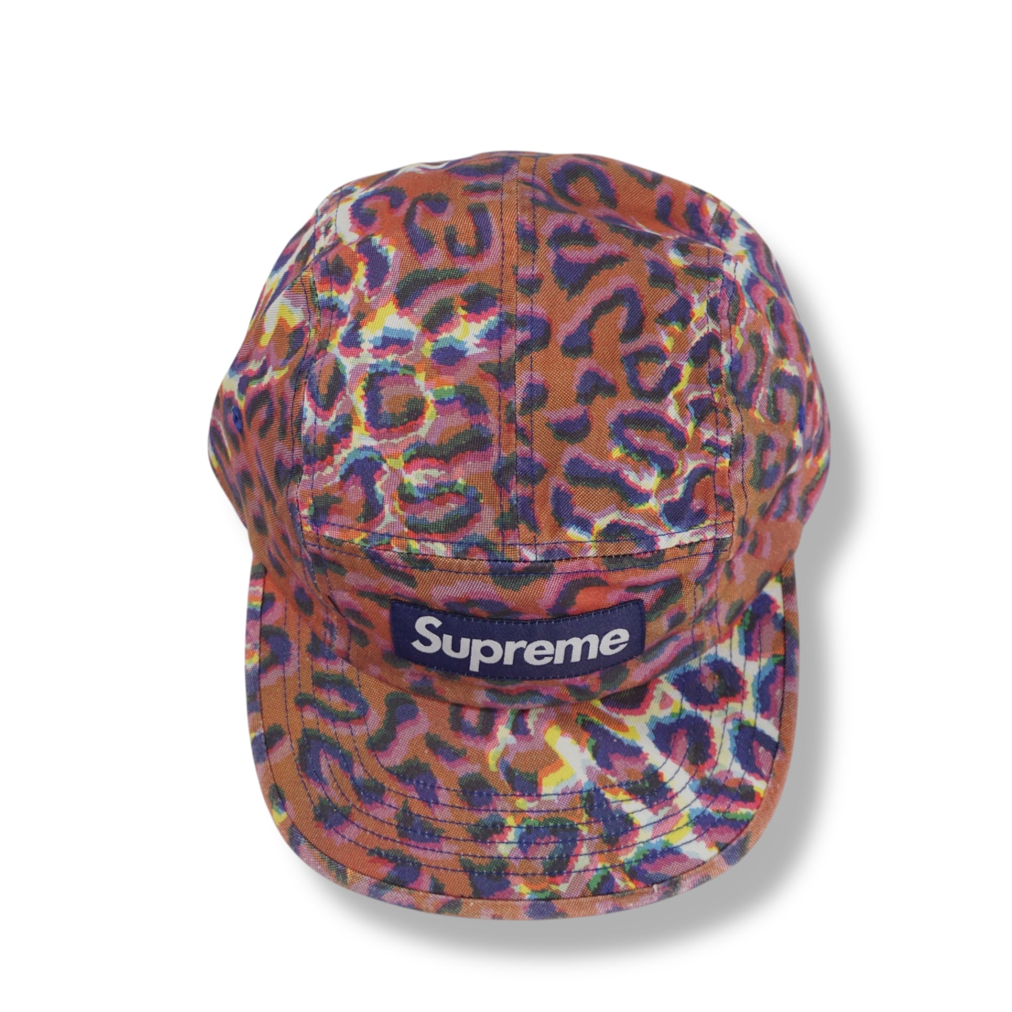 Supreme Washed Chino TwilI Camp Cap leopard /シュプリーム