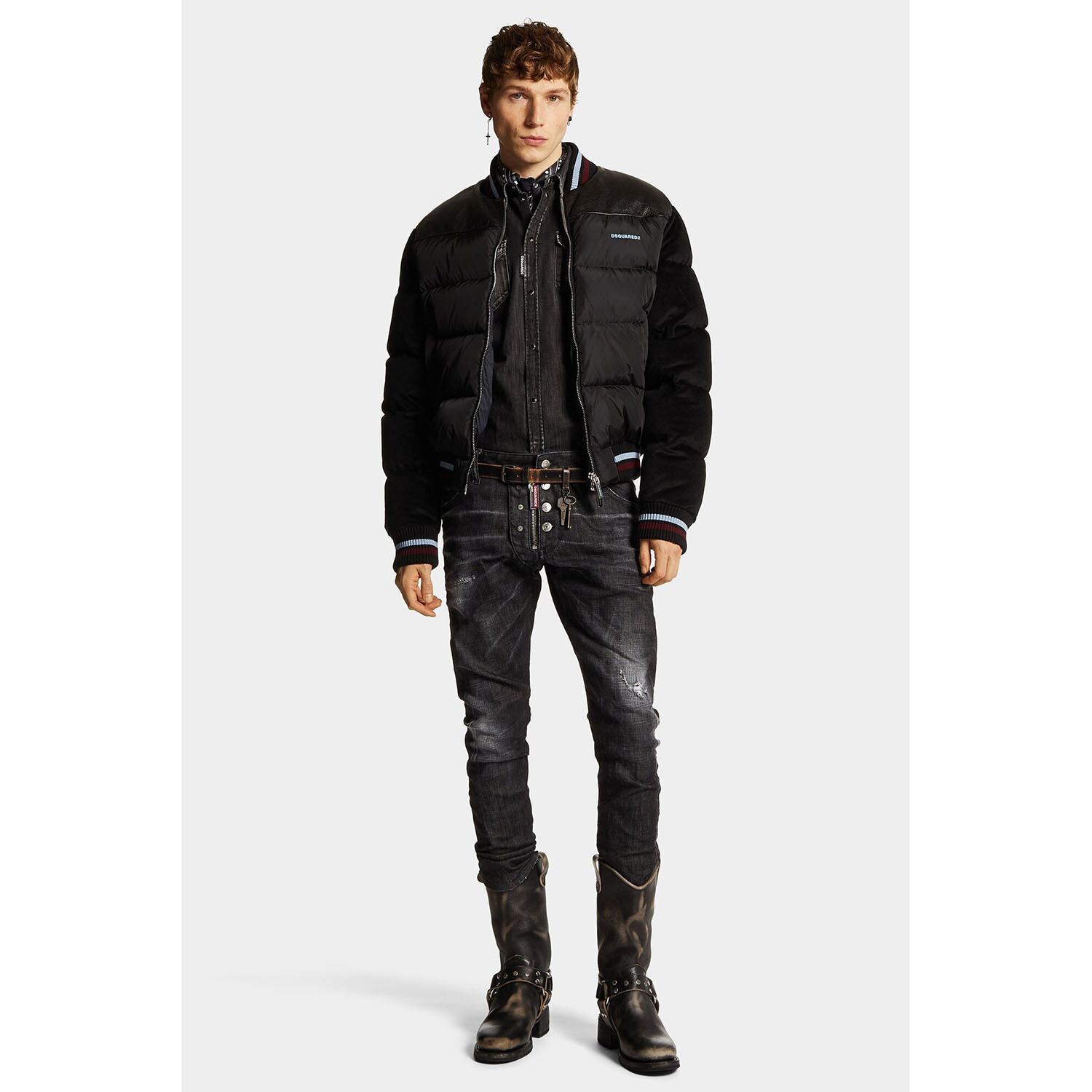 DSQUARED2(ディースクエアード)-Mixed Puffer Bomber- | HEATZ｜ヒーツ