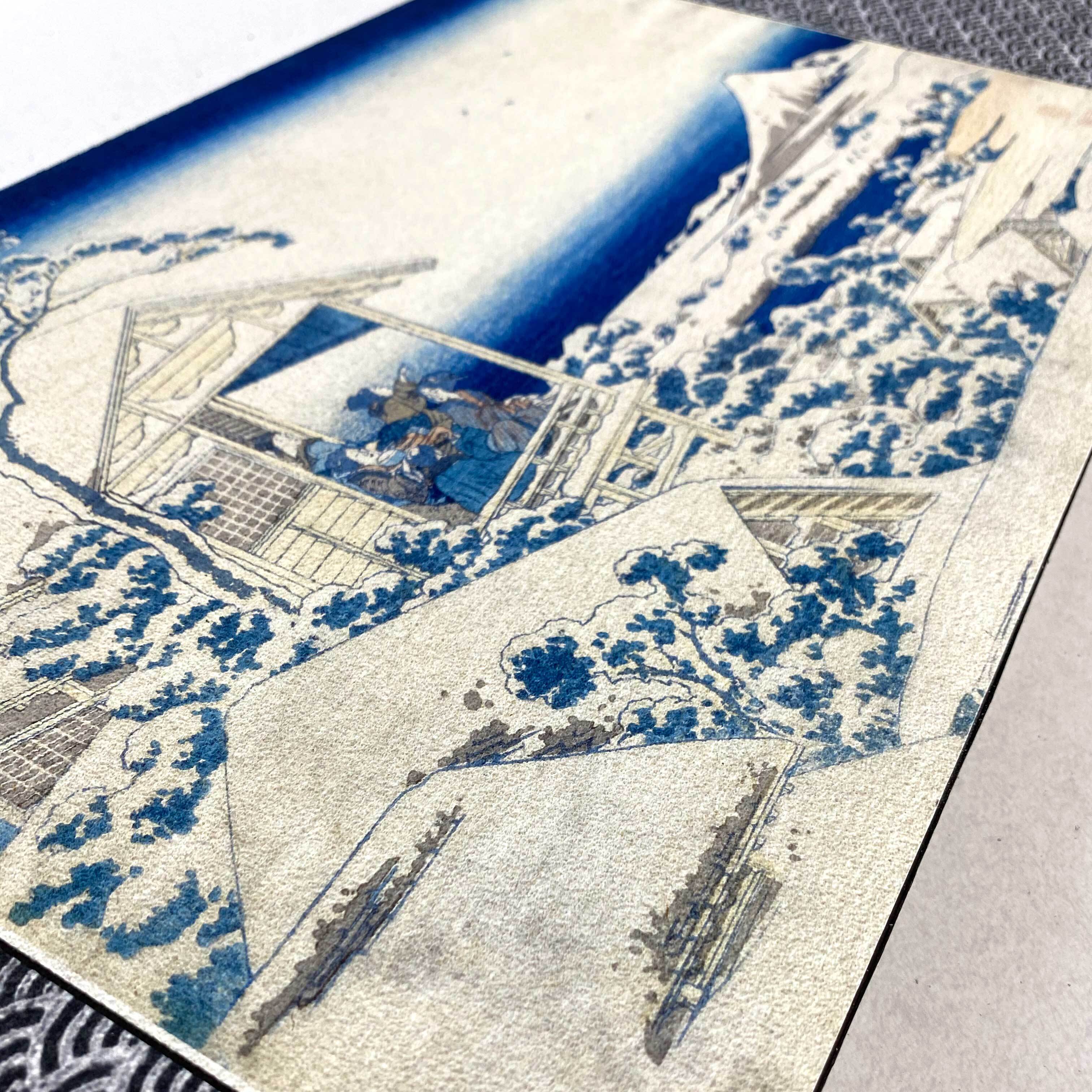 冨嶽三十六景 磯川雪ノ旦 葛飾北斎 アートパネル 600✖︎260 | アート