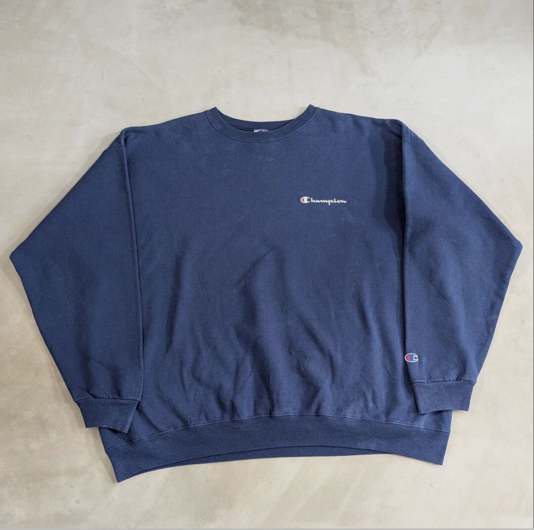 90s champion logo sweat shirt 小岩店