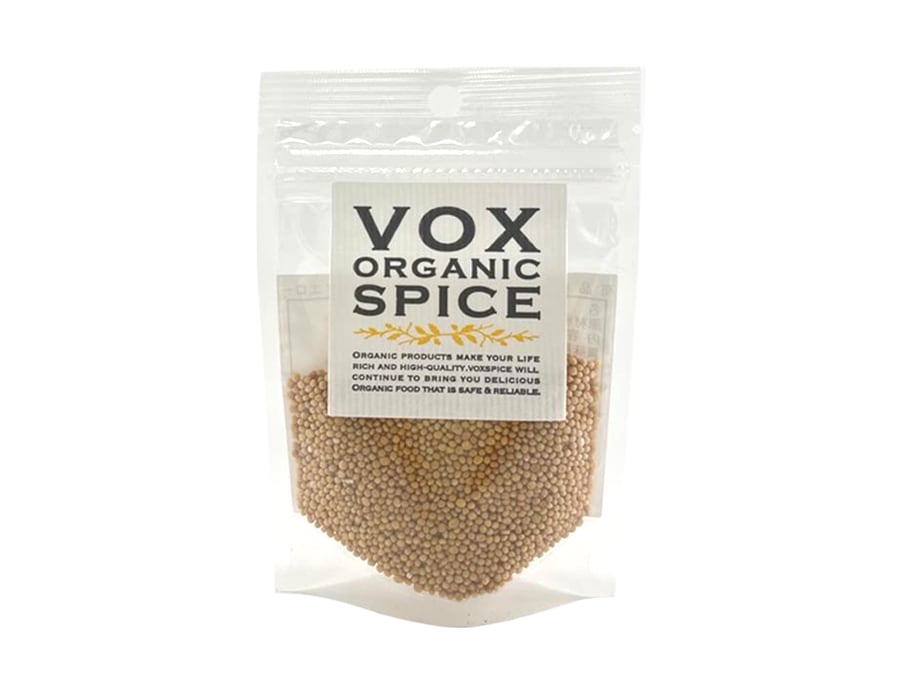 3083/【voxspice】 オーガニック マスタードシードイエロー 35g