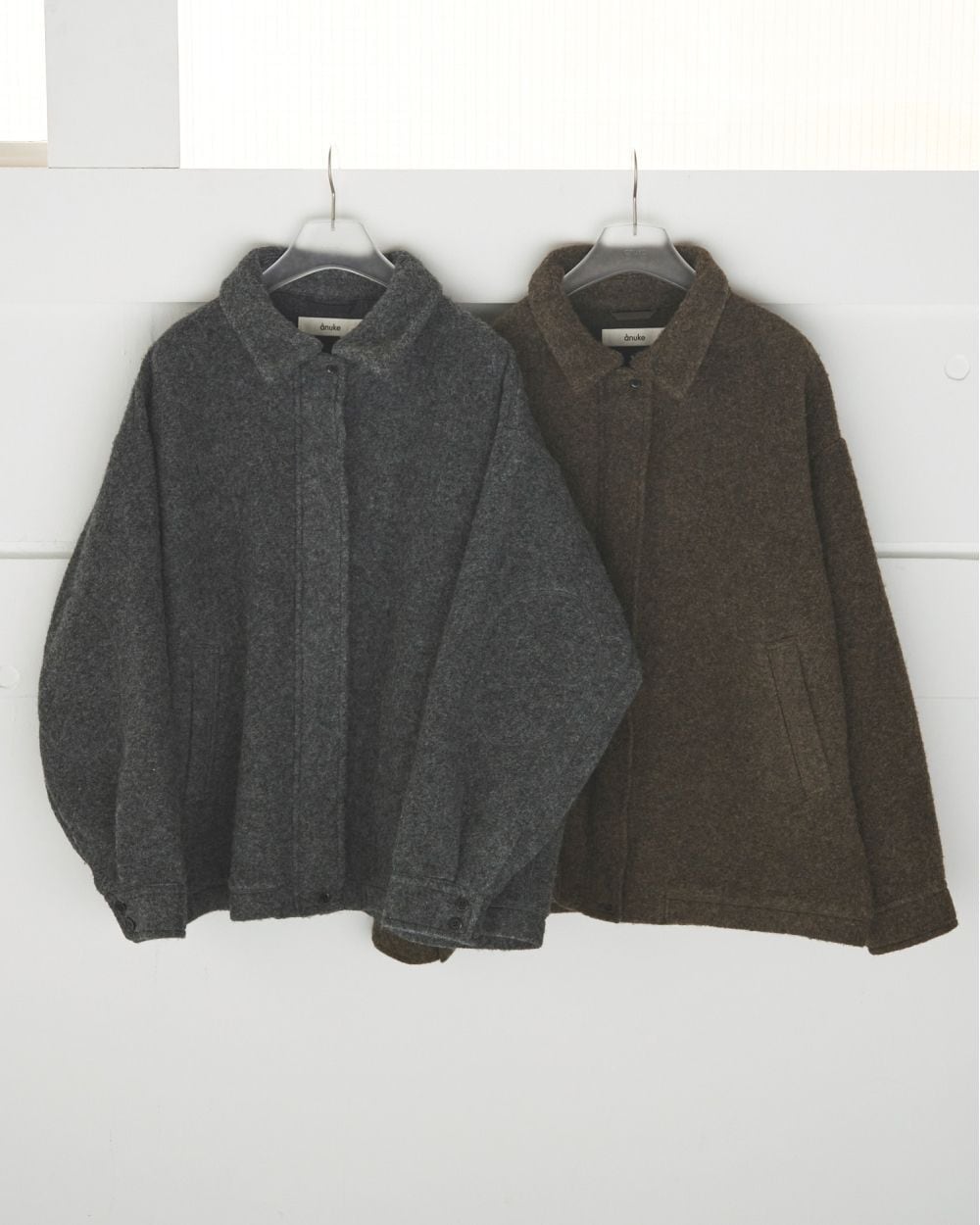 anuke ✴︎ Standcollar Zip Blouson anuke(アンヌーク) Standcollar Zip Blouson | サウスオレンジ｜メンズ