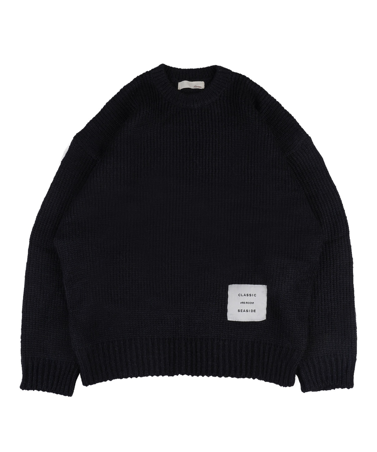 【#Re:room】SEASIDE BIG CREW KNIT［REK138］