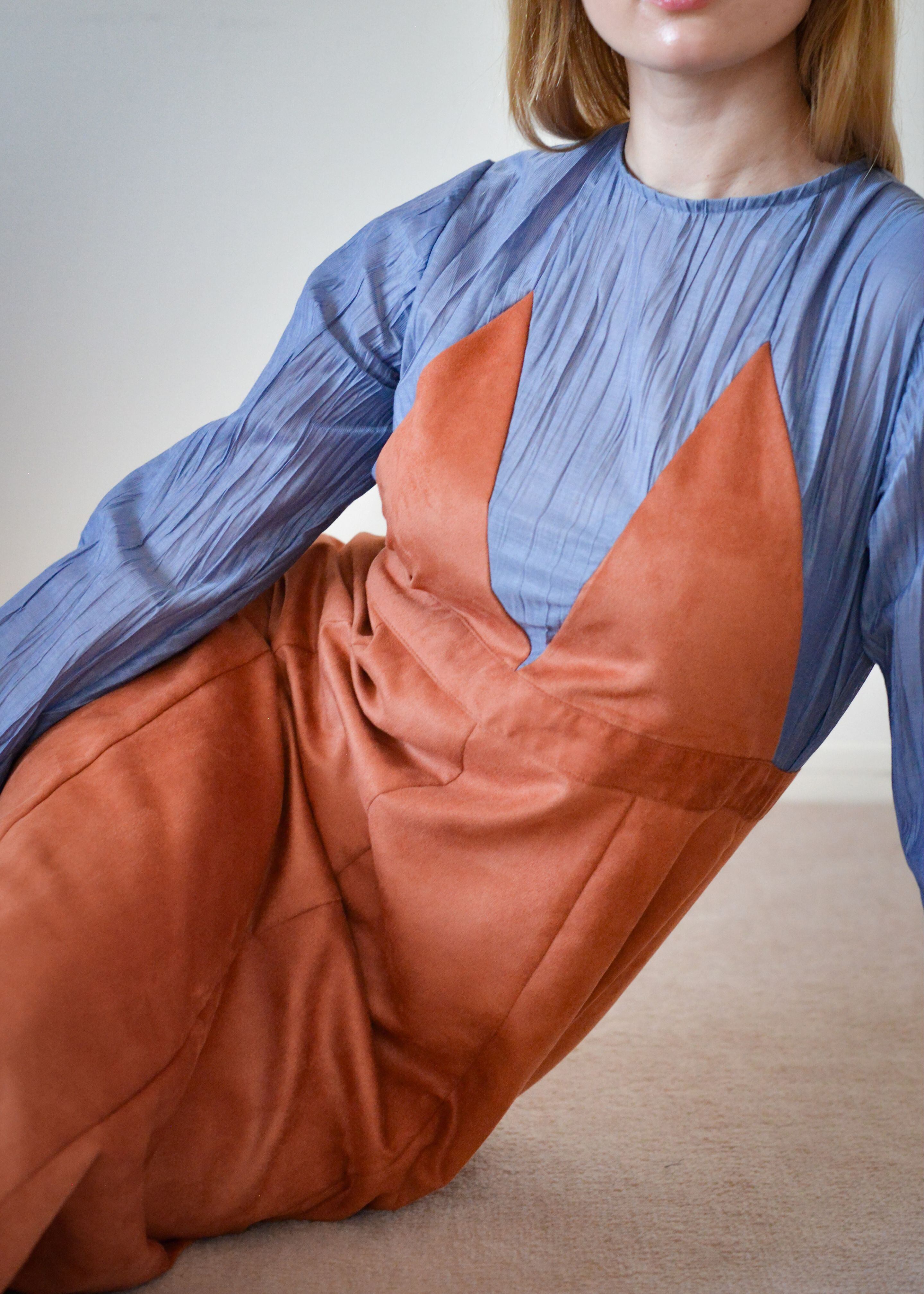 Gored long dress / ゴアードロングドレス | ANNIK 