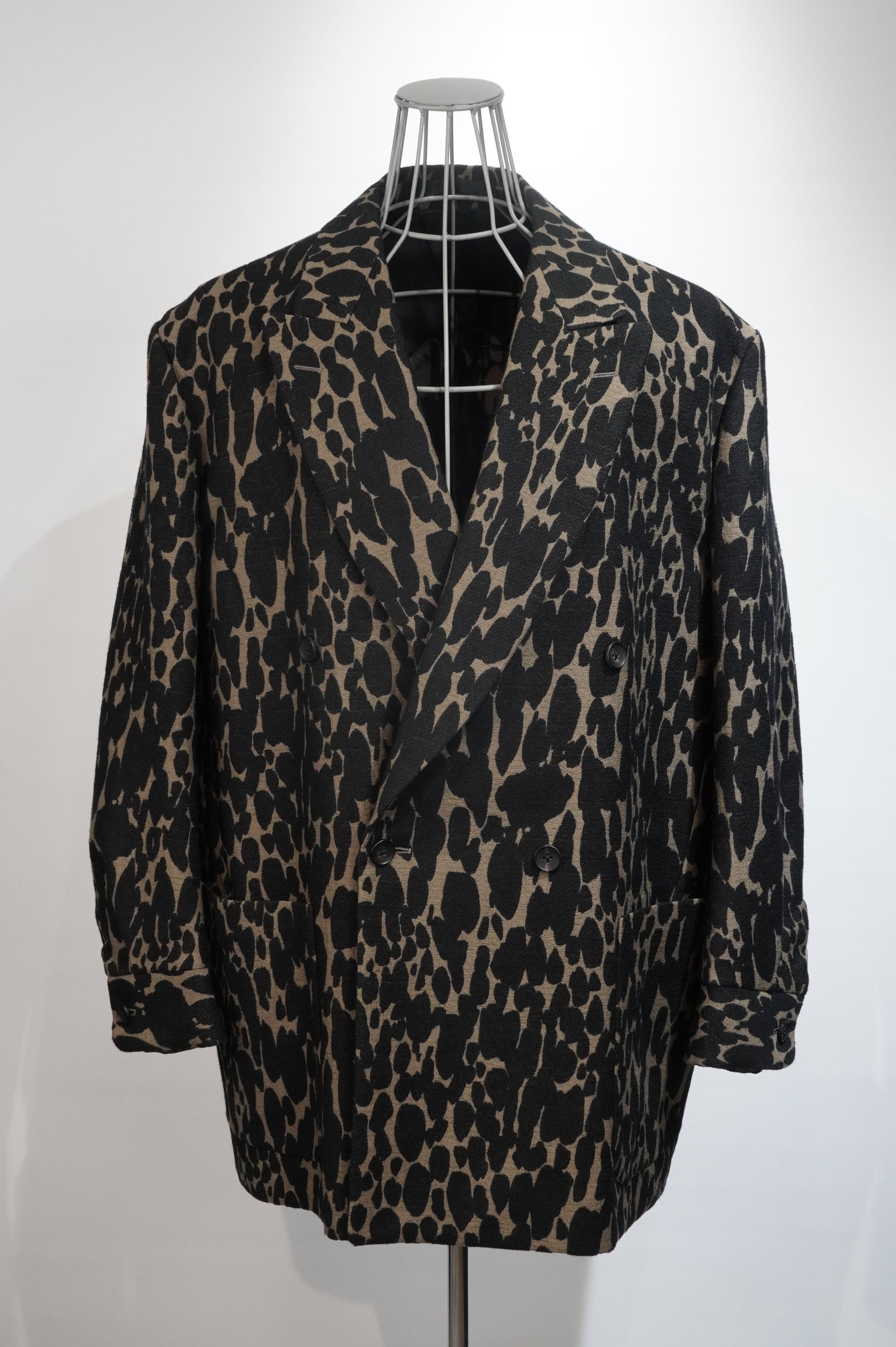 HS-ATTIRE (HAVERSACK) / Banded Drawing Dots Jacquard Double Jacket HS-ATTIRE (HAVERSACK) / Banded Drawing Dots Jacquard Double Jacket