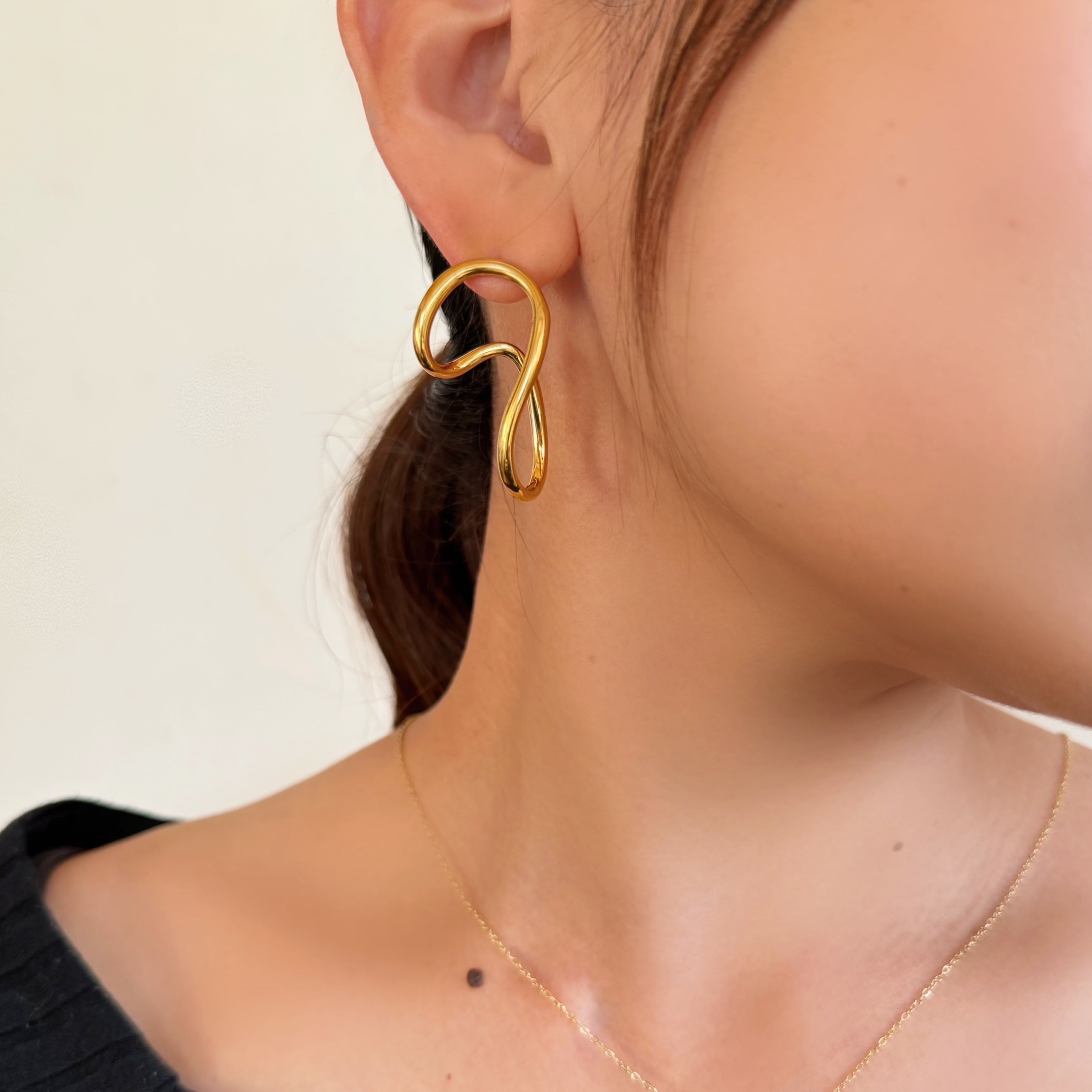 gold nuance pierce  316L ／ ゴールド ニュアンス ピアス サージカルステンレス 316L