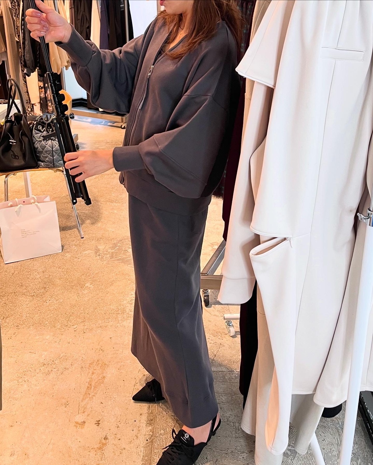 トラノイ  TRANOI リメイクSWスカート