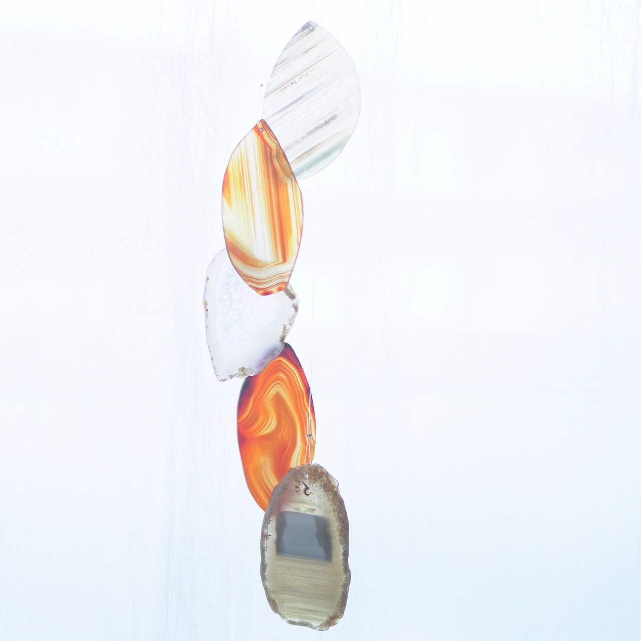 Milk Tea - アゲートヒーリングチャイム / Agate Sun Catcher Wind Chime 057