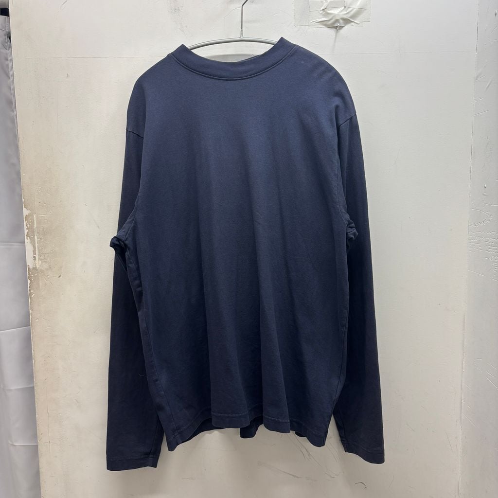 SHAREEF シャリーフ SHAGGY KNIT シャギーニット 2 ブラックパープル