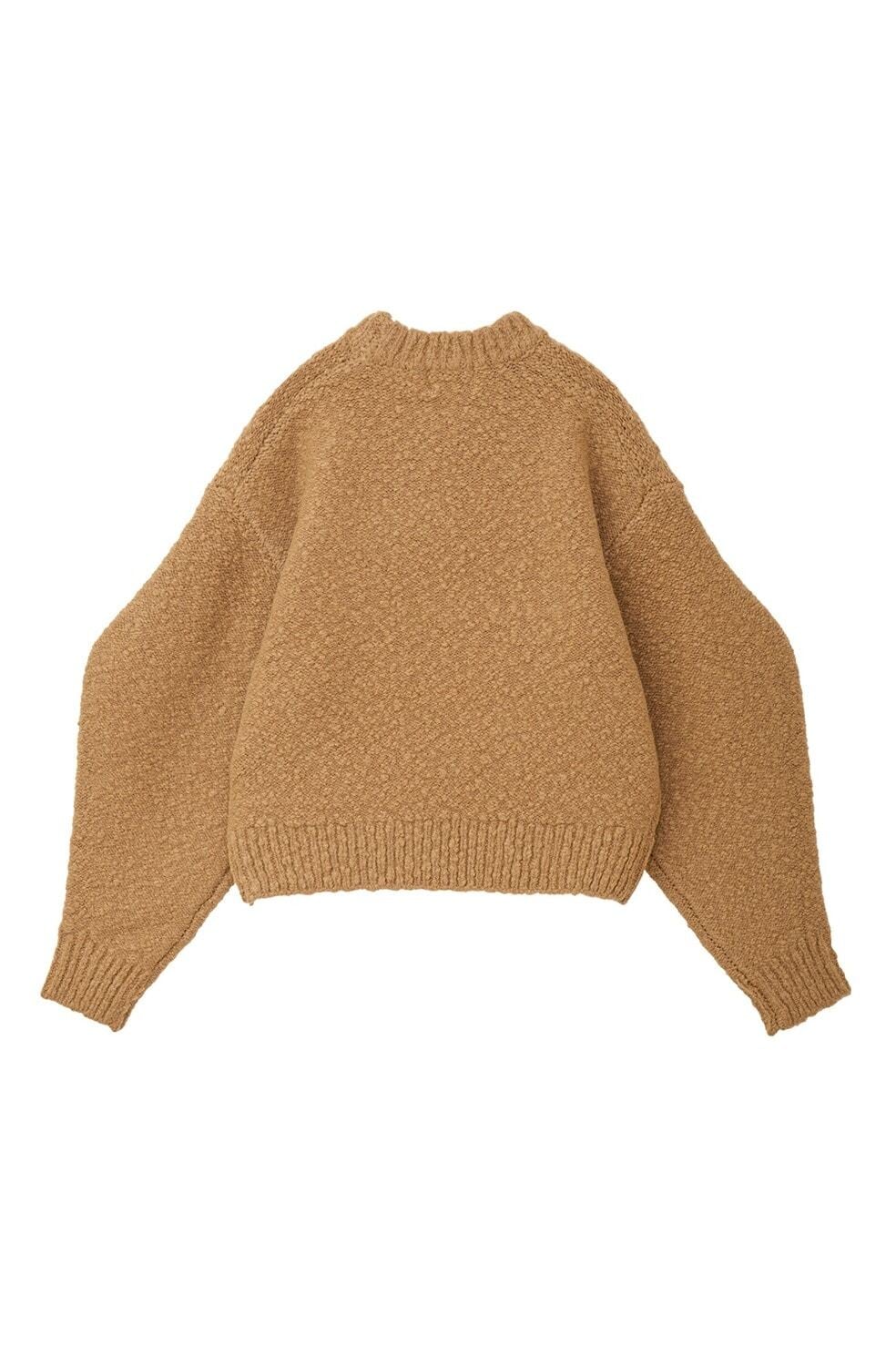 CLANE BROOCH SET SOFT SLUB KNIT TOPS