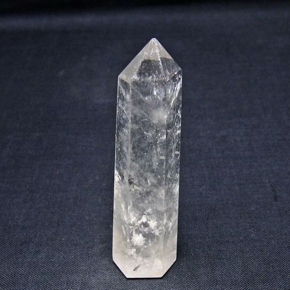 水晶 六角柱 ポイント 置物 一点物 142-11015