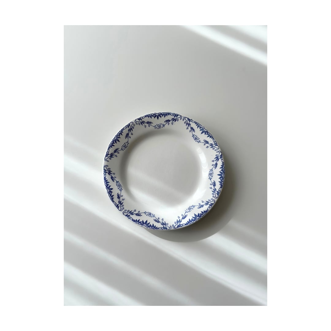 Creil et Montereau クレイユモントロー / “Mireille” 平皿プレート a