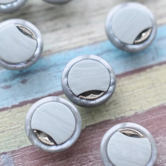 ミニシルバー×グレー13㎜