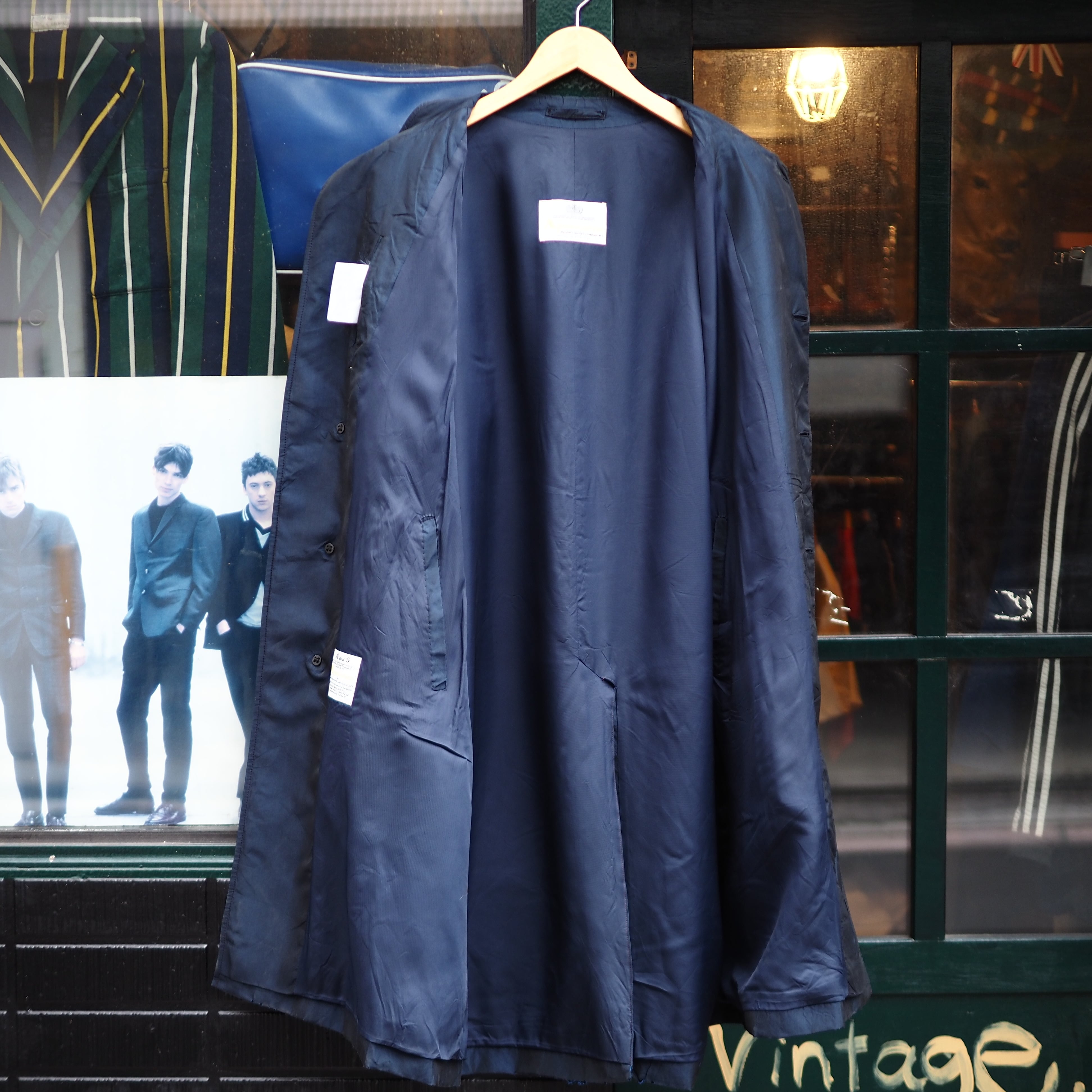 UK 1970's Aquascutum Balmacaan Coat 36 英国製 ビンテージ アクア